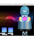 Bluetooth караоке микрофон с LED светлини и FM радио