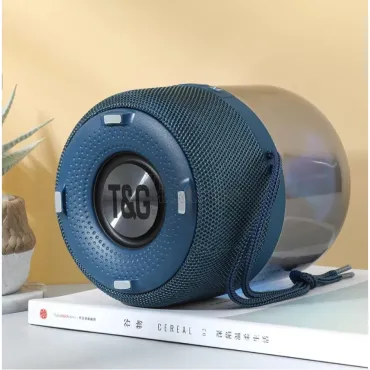Bluetooth FM колонка с LED светлина