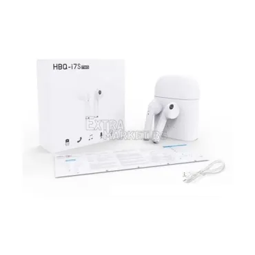Безжични (HBQ i7S tws) Bluetooth 4.1 слушалки за шофиране и музика