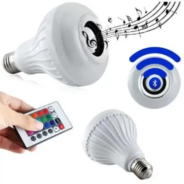Безжична музикална Bluetooth диско лампа+Бяла светлина