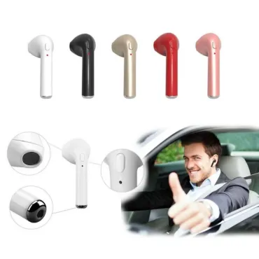 Безжична (i7) Bluetooth 4.1 слушалка за шофиране и музика