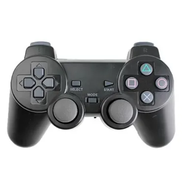 Безжичен вибриращ джойстик-контролер за PS3, PS2 и компютър