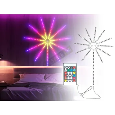 Декоративна RGB лента фойерверк