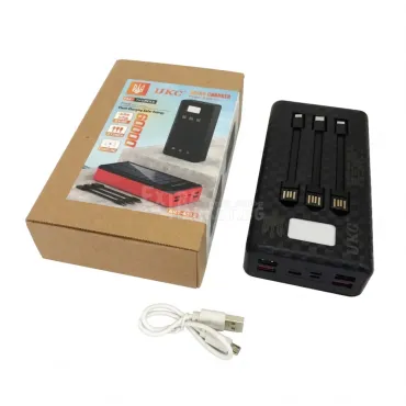 Безжична и соларна батерия Power bank UKC 60000 mAh