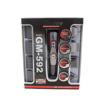 Акумулаторна машинка за подстригване 10 в 1 Geemy Gm-592