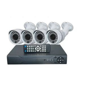 AHD Пълен комплект 4 камери и 4 канален DVR (FULL