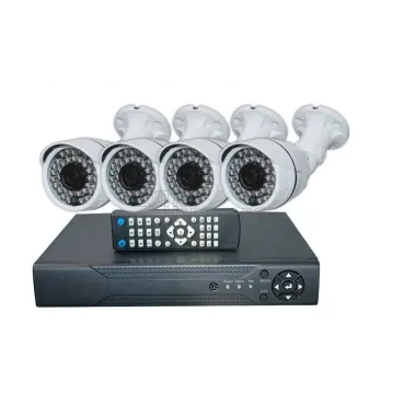 AHD Пълен комплект 4 камери и 4 канален DVR (FULL