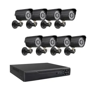 8 камери охранителна система за набюдение DVR