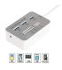 7 в 1 USB Хъб 3.0/3.1 (Type C) в комбинация с четец за карти MS/ M2/ SD/ TF
