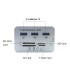 7 в 1 USB Хъб 3.0/3.1 (Type C) в комбинация с четец за карти MS/ M2/ SD/ TF