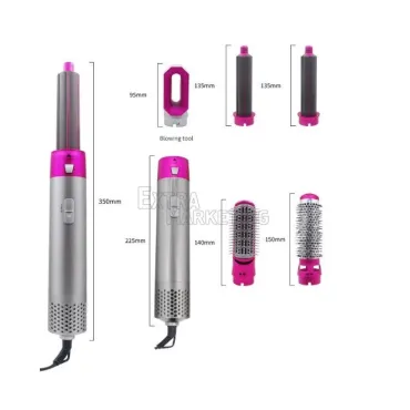 5 в 1 Мултифункционален сешоар, преса и маша за коса Hot Air Styler