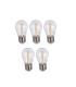 5 броя LED крушка E27 1W топло бяла (2700K)