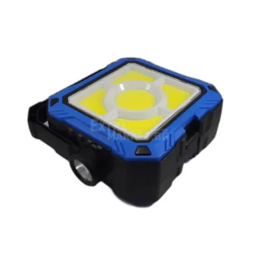 2-в-1 акумулаторен соларен LED прожектор с вградена кутия за инструменти