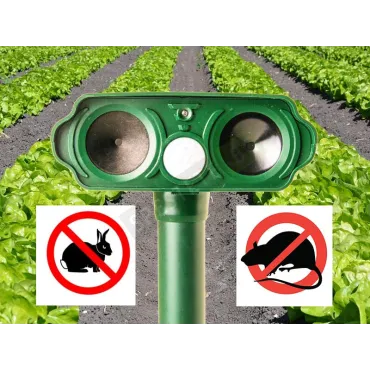 Ултразвуков соларен уред против животни