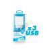 Адаптер за контакт с 3бр. USB
