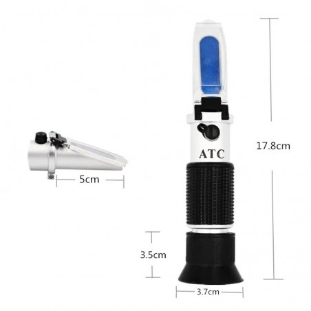 Рефрактометър за захар и алкохол