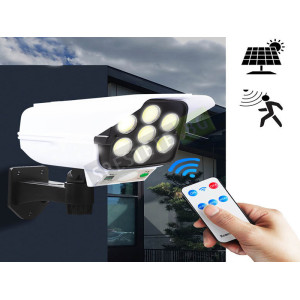 Соларна лампа имитираща камера за видеонаблюдение