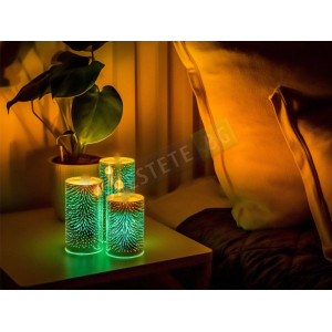 LED свещи с 3D ефект