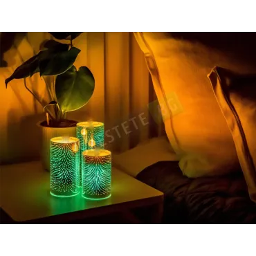 LED свещи с 3D ефект