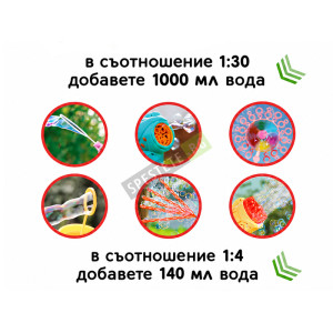 Концентрирана течност за сапунени мехури