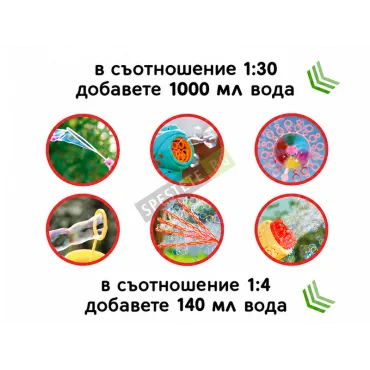 Концентрирана течност за сапунени мехури