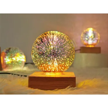 LED лампа с 3D ефект