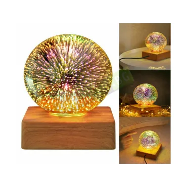 LED лампа с 3D ефект