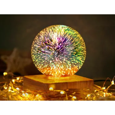 LED лампа с 3D ефект
