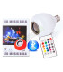 LED крушка с bluetooth колонка
