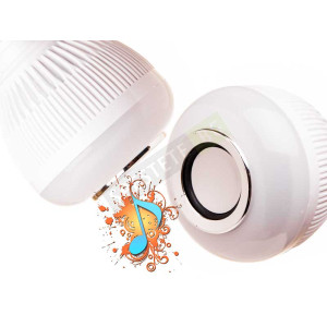 LED крушка с bluetooth колонка