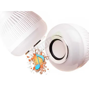 LED крушка с bluetooth колонка
