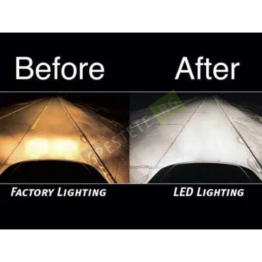 LED диодни крушки за фарове и халогени