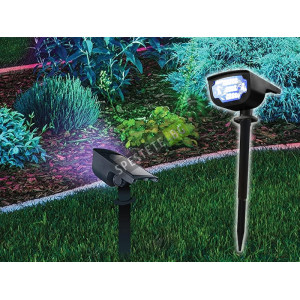 Соларен LED прожектор с 4 цвята