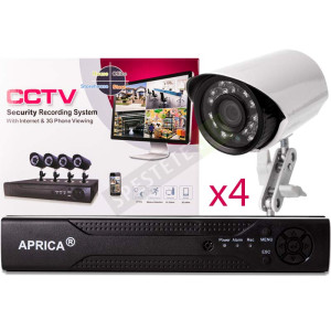 Комплект за видеонаблюдение с 4 камери CCTV