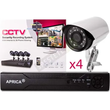 Комплект за видеонаблюдение с 4 камери CCTV