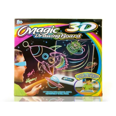3D Дъска за рисуване с LED светлина