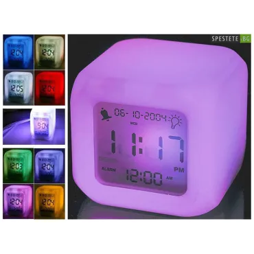Дигитален LED часовник с аларма