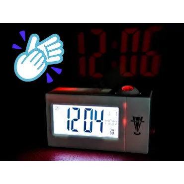 Настолен LCD прожектиращ часовник