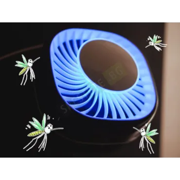 LED лампа против комари и насекоми