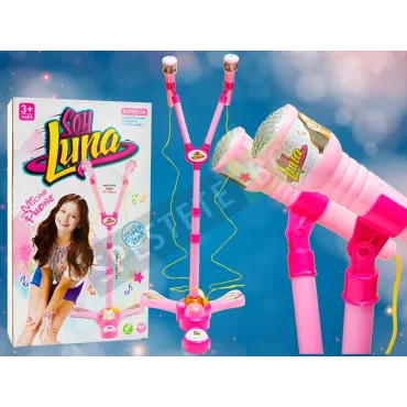 Детски микрофон със стойка Soy Luna
