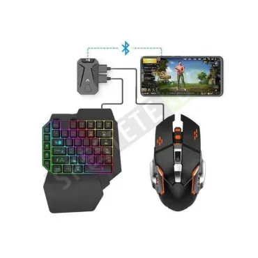 Геймърска мишка и клавиатура за смартфон
