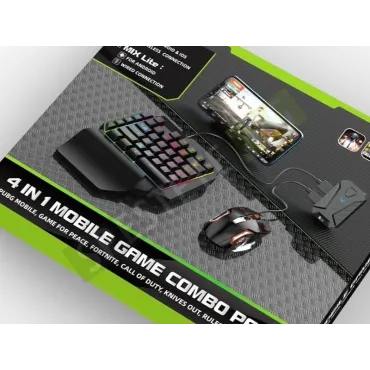 Геймърска мишка и клавиатура за смартфон