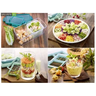 Мултифункционално кухненско ренде Nicer Dicer Fusion