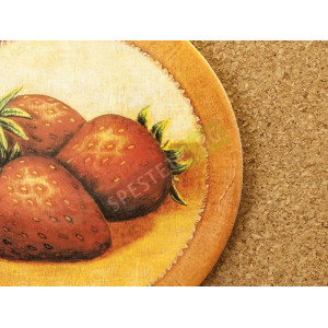 Комплект коркови подложки за чаши 6бр.