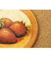 Комплект коркови подложки за чаши 6бр.