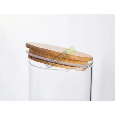 Стъклен буркан с капак