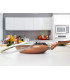 Сет от 3бр. меден тиган с керамично покритие