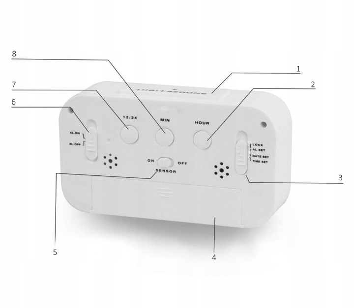 BUDZIK-ZEGAR-ELEKTRONICZNY-TERMOMETR-ZEGARY-LED-10671238321